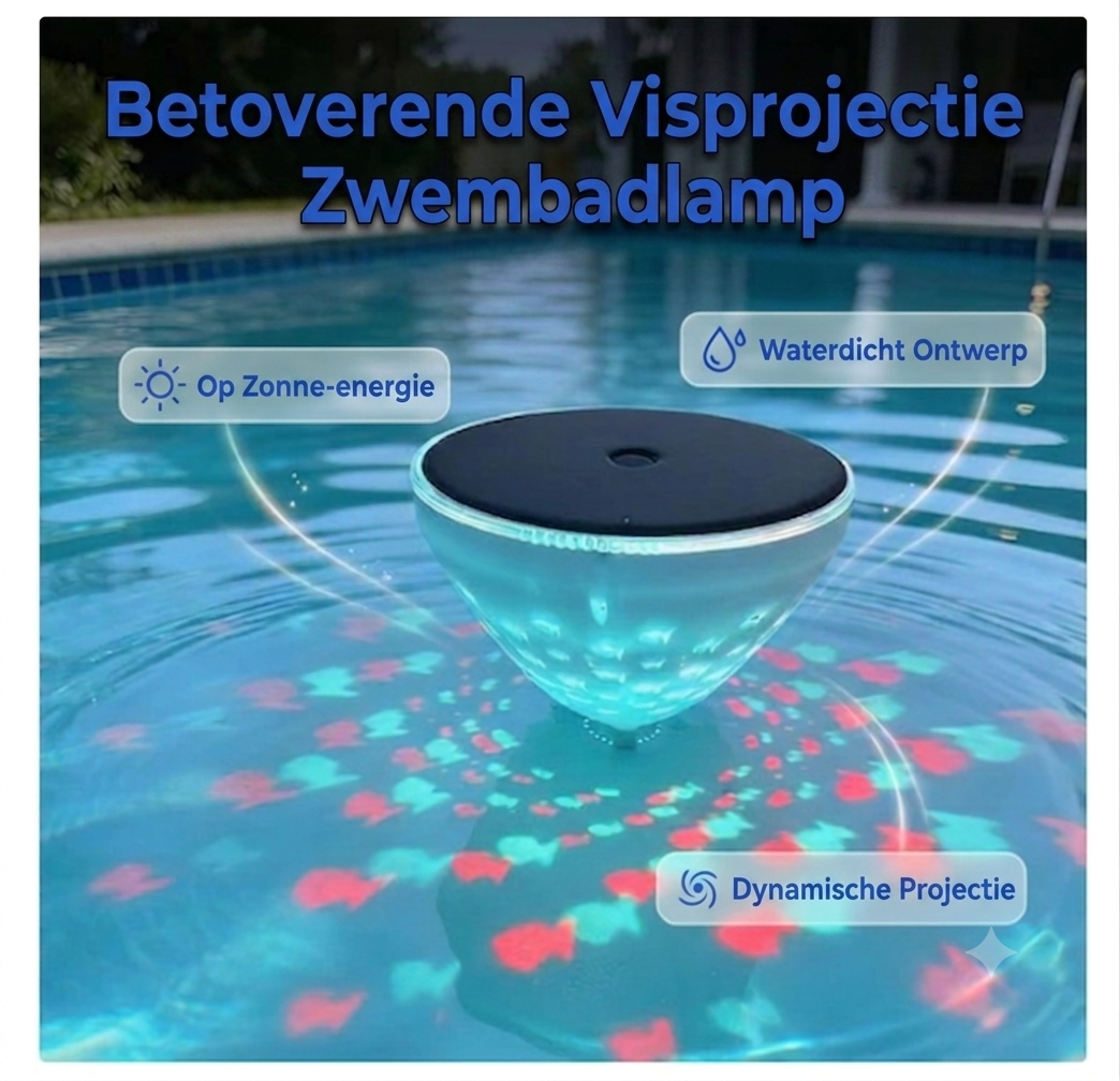 AquaGlow™ - Betoverende Visprojectie Verlichting
